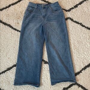 Classic Blue Women's Jeans Wide Leg